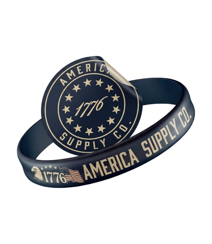America Supply Co. Wristband + Decal Bundle
